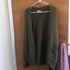 Dark Green Women’s Cardigan